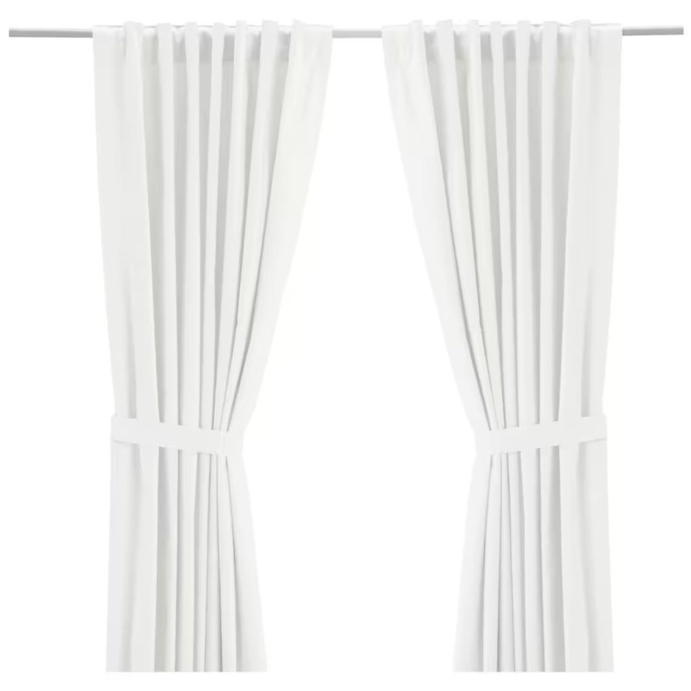 2 Pairs of Ikea Ritva Curtains | 57x84"